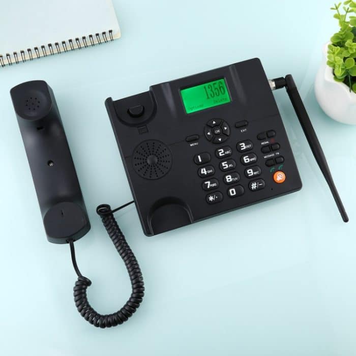 ZT600S 2,4-Zoll-TFT-Bildschirm Feste drahtlose GSM-Business-Telefon, Quad-Band: GSM 850/900/1800 / 1900Mhz (schwarz) – Bild 10