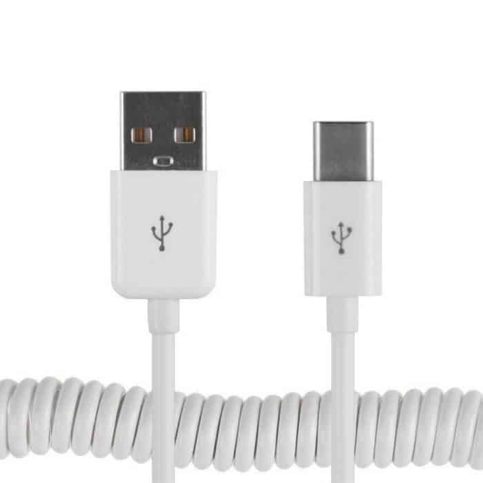 USB-C / Typ-C 3.1 auf USB 2.0 Federdaten-Synchronisierungs-Ladekabel, Kabellänge: 3 m – Bild 2