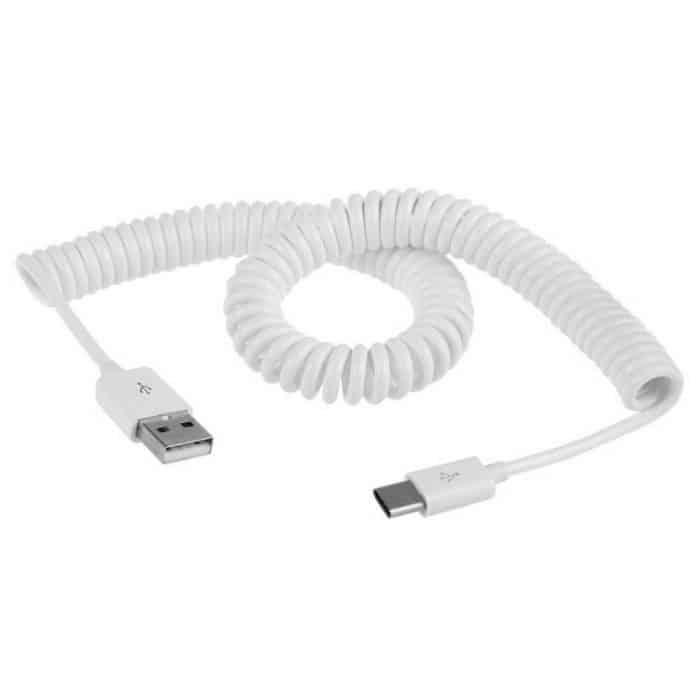 USB-C / Typ-C 3.1 auf USB 2.0 Federdaten-Synchronisierungs-Ladekabel, Kabellänge: 3 m – Bild 3