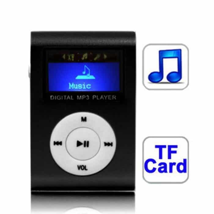 MP3-Player mit TF-/Micro-SD-Kartensteckplatz und LCD-Bildschirm, Metallclip, with LCD Screen – Bild 1