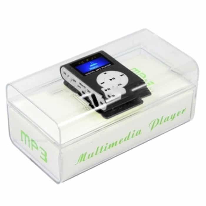 MP3-Player mit TF-/Micro-SD-Kartensteckplatz und LCD-Bildschirm, Metallclip, with LCD Screen – Bild 4