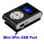 MP3-Player mit TF-/Micro-SD-Kartensteckplatz und LCD-Bildschirm, Metallclip, with LCD Screen – Bild 5