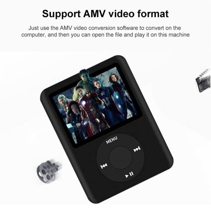 MP4-Player mit 1,8-Zoll-TFT-Bildschirm und TF-Kartensteckplatz, unterstützt Recorder, UKW-Radio, E-Book und Kalender – Bild 4