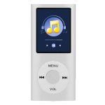 MP4-Player aus Metall mit 1,8-Zoll-TFT-Bildschirm und TF-Kartensteckplatz, unterstützt Recorder, UKW-Radio, E-Book und Kalender, MP4 Player