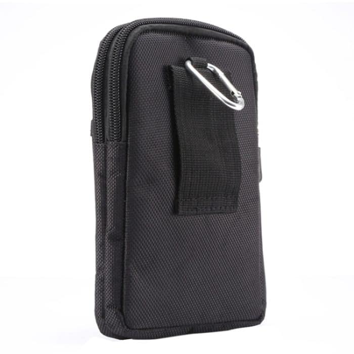 Universelle multifunktionale Doppelgitter-Tasche aus zweifarbigem Polyester-Perlenmaterial zur Aufbewahrung von Hüfttaschen/Hüfttasche/Wandertasche/Campingtasche für 6,3-Zoll-Handys – Bild 3