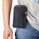 Universelle multifunktionale Doppelgitter-Tasche aus zweifarbigem Polyester-Perlenmaterial zur Aufbewahrung von Hüfttaschen/Hüfttasche/Wandertasche/Campingtasche für 6,3-Zoll-Handys – Bild 7