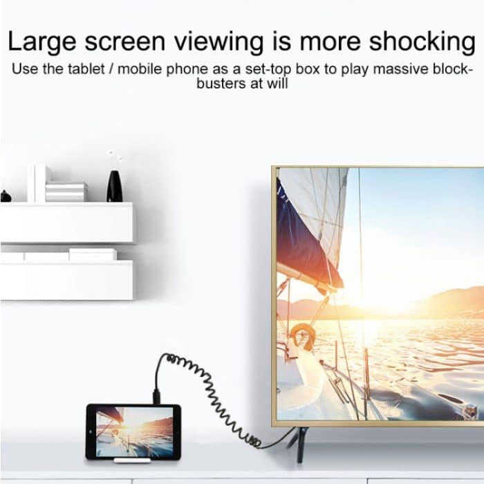 Einziehbares USB 2.0-auf-USB-3.0-Typ-C-Lade-/Datenkabel – Bild 3