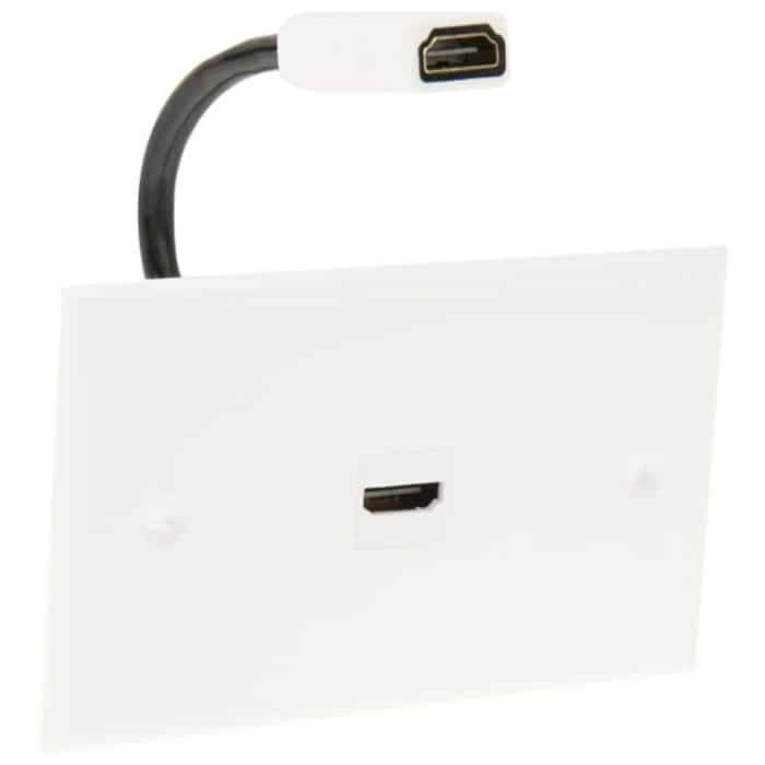 HDMI-Buchse für HDMI-Buchse Wandplatte, Kabellänge: 18,5 cm – Bild 2
