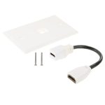 HDMI-Buchse für HDMI-Buchse Wandplatte, Kabellänge: 18,5 cm – Bild 4