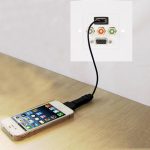 USB 3.0-Buchse + 3 Cinch-Stecker + VGA-Buchse Wandplatte – Bild 7