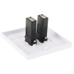 Dual USB 2.0-Buchsen Home Wandladeplatte Wandplatte Panel – Bild 5