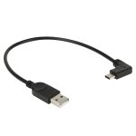 28AWG Hochgeschwindigkeits-USB 2.0-Stecker bis 90 Grad Winkel USB-C / Typ C 3.0-Stecker Datensynchronisationskabeladapter, 28 AWG High Speed USB 2.0 Stecker auf 90 Grad Winkel USB-C / Type-C 3.0 Stecker Datensynchronisationskabeladapter