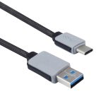 3 m gewebtes 2A USB-C / Typ C 3.1-Stecker auf USB 3.0-Stecker Daten- / Ladekabel, 3m Woven Style 2A USB-C / Typ-C 3.1 Stecker auf USB 3.0 Stecker Daten-/Ladekabel