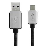 3 m gewebtes 2A USB-C / Typ C 3.1-Stecker auf USB 3.0-Stecker Daten- / Ladekabel, 3m Woven Style 2A USB-C / Typ-C 3.1 Stecker auf USB 3.0 Stecker Daten-/Ladekabel – Bild 3
