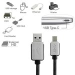 3 m gewebtes 2A USB-C / Typ C 3.1-Stecker auf USB 3.0-Stecker Daten- / Ladekabel, 3m Woven Style 2A USB-C / Typ-C 3.1 Stecker auf USB 3.0 Stecker Daten-/Ladekabel – Bild 4