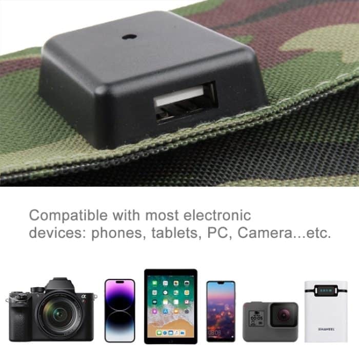 10 W tragbares zusammenklappbares Solarpanel / Solarladegerät für Laptops / Mobiltelefone – Bild 5