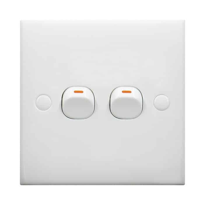 Elektrischer Wandschalter (Größe: 86 x 86 mm) – Bild 1