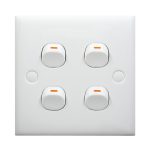 Elektrischer Wandschalter (Größe: 86 x 86 mm)