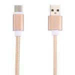 Gewebtes Daten-Synchronisierungs-Ladekabel im USB-C-/Typ-C-3.1-Stecker auf USB-2.0-Stecker, Kabellänge: 20 cm – Bild 3
