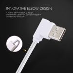 1,2 m 2A 90 Kupferdrähte gewebtes Winkel-USB-C/Typ-C 3.1-zu-USB 2.0-Daten-/Ladekabel – Bild 4