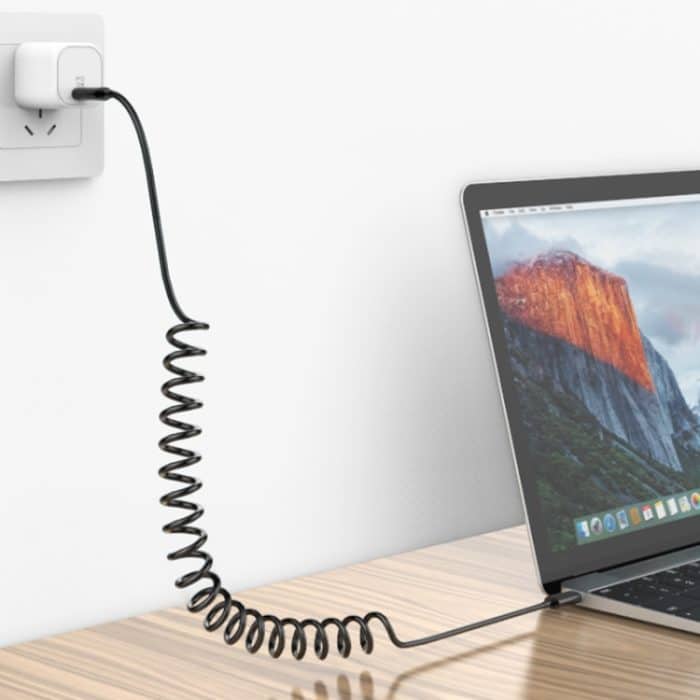 Federdatenkabel von USB-C/Typ-C-Stecker auf USB-C/Typ-C-Buchse – Bild 4