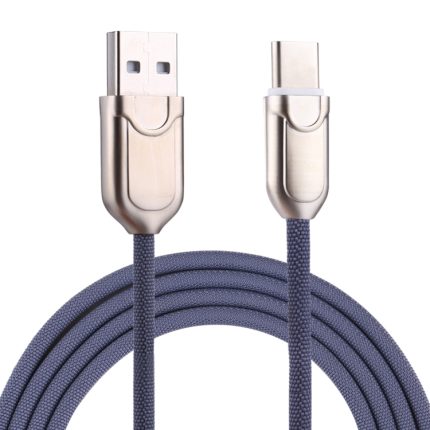 1 m langes 2-A-USB-C/Typ-C-auf-USB-2.0-Datensynchronisierungs-Schnellladekabel