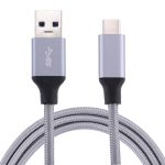 1 m lange Drähte mit gewebtem Metallkopf, USB-C/Typ-C 3.1 auf USB 3.0 Daten-/Ladekabel