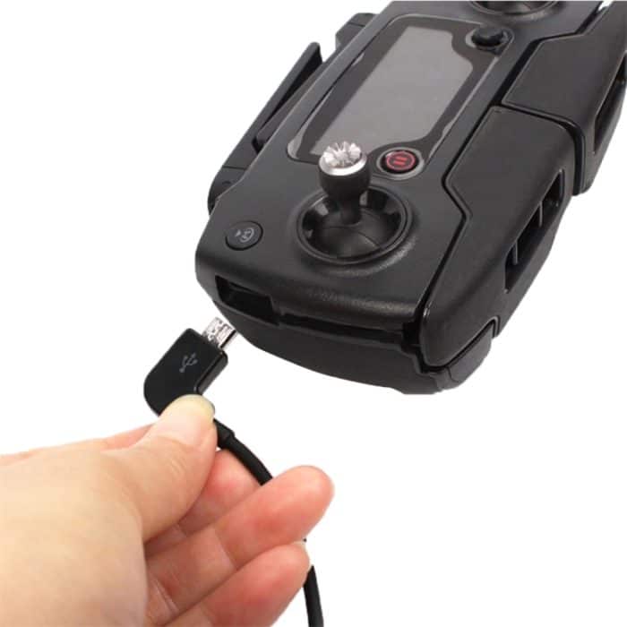 30 cm USB zu Micro USB rechtwinkliges Datenanschlusskabel für DJI SPARK / MAVIC PRO / Phantom 3 & 4 / Inspire 1 & 2 – Bild 3