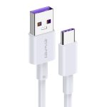 awei CL-77T 5A USB-zu-USB-C/Typ-C-Schnittstelle Intelligentes Schnelllade-TPE-Datenkabel, Kabellänge: 1 m