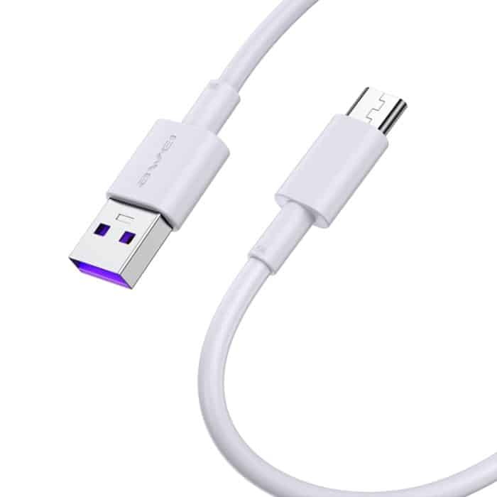 awei CL-77T 5A USB-zu-USB-C/Typ-C-Schnittstelle Intelligentes Schnelllade-TPE-Datenkabel, Kabellänge: 1 m – Bild 3