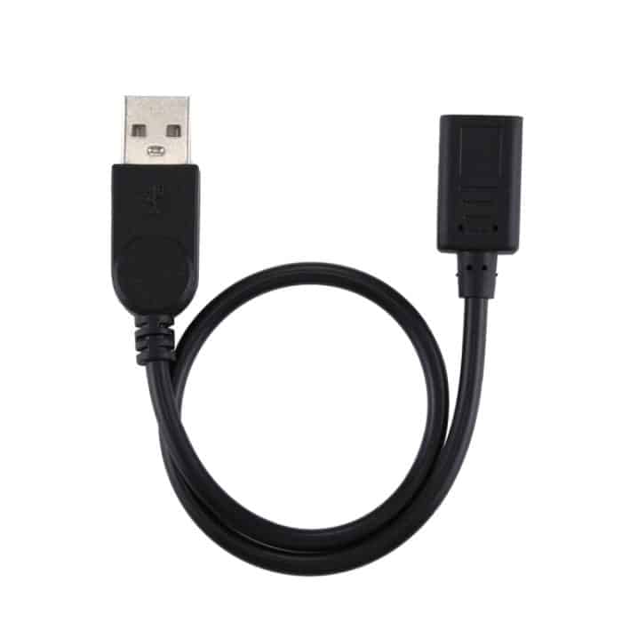USB-C / Typ-C-Buchse auf USB 2.0-Stecker-Adapterkabel, Gesamtlänge: 33cm, Adapterkabel USB-C/Typ-C-Buchse auf USB 2.0-Stecker, Gesamtlänge: 33 cm – Bild 2