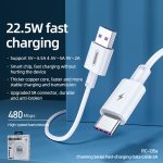 REMAX RC-135A 1 m 5 A USB auf USB-C / Typ C 22,5 W PD-Schnellladedatenkabel – Bild 2