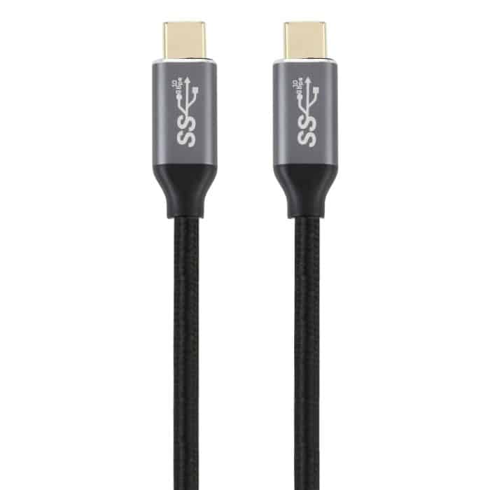 USB-C / Typ-C-Stecker auf USB-C / Typ-C-Stecker Übertragungsdaten Ladekabel, Kabellänge: 0,5 m – Bild 1