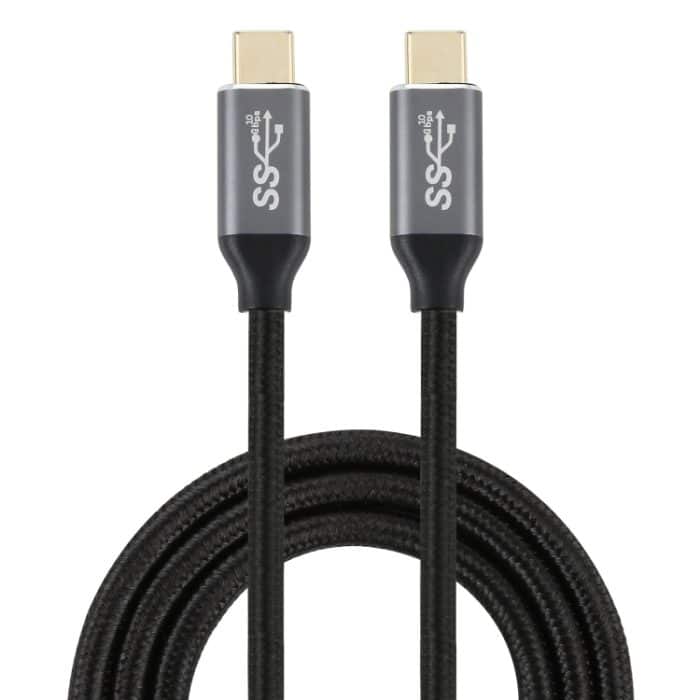 USB-C / Typ-C-Stecker auf USB-C / Typ-C-Stecker Übertragungsdaten Ladekabel, Kabellänge: 1,5 m – Bild 1