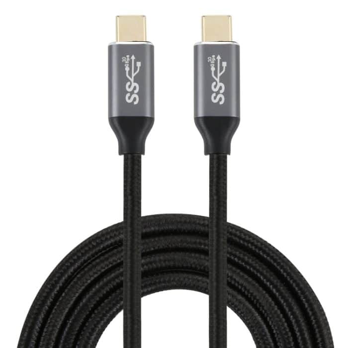 USB-C / Typ-C-Stecker auf USB-C / Typ-C-Stecker Übertragungsdaten Ladekabel, Kabellänge: 2 m – Bild 1