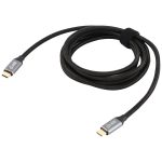 USB-C / Typ-C-Stecker auf USB-C / Typ-C-Stecker Übertragungsdaten Ladekabel, Kabellänge: 2 m – Bild 2