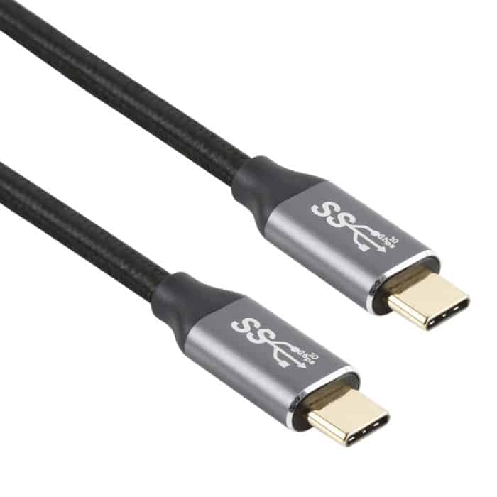 USB-C / Typ-C-Stecker auf USB-C / Typ-C-Stecker Übertragungsdaten Ladekabel, Kabellänge: 2 m – Bild 3