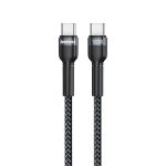 REMAX RC-172 Jany Series 1 m PD100W Typ-C auf USB-C/Typ-C geflochtenes Schnelllade-Datenkabel aus Aluminiumlegierung
