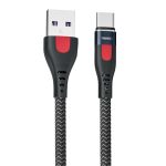 REMAX RC-188a Lesu Pro 1 m 5 A USB-auf-USB-C/Typ-C-Aluminiumlegierungsgeflecht-Schnellladedatenkabel