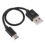 USB-auf-USB-C/Typ-C-Lade- und Synchronisierungsdatenkabel, Kabellänge: 22 cm – Bild 2