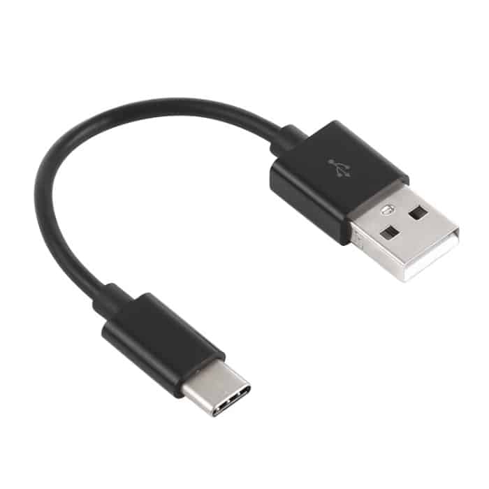 USB-auf-USB-C/Typ-C-Lade- und Synchronisierungsdatenkabel, Kabellänge: 14 cm – Bild 1