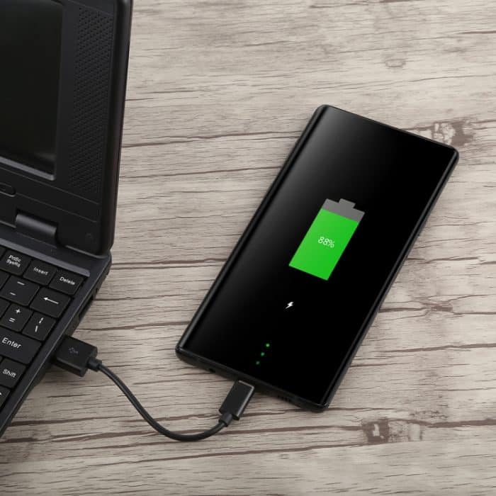 USB-auf-USB-C/Typ-C-Lade- und Synchronisierungsdatenkabel, Kabellänge: 14 cm – Bild 4