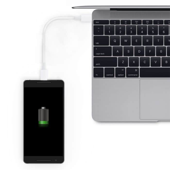 USB-C/Typ-C zu USB-C/Typ-C PD Schnelllade- und Synchronisierungsdatenkabel, Kabellänge: 14 cm – Bild 6