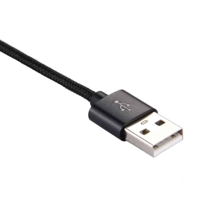 Knit Texture USB-zu-USB-C/Typ-C-Datensynchronisierungs-Ladekabel, Kabellänge: 1 m, 3 A Gesamtausgang, 2 A Übertragungsdaten – Bild 4