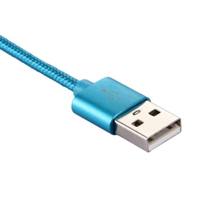 Knit Texture USB-zu-USB-C/Typ-C-Datensynchronisierungs-Ladekabel, Kabellänge: 3 m, 3 A Gesamtausgang, 2 A Übertragungsdaten – Bild 4