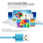 Knit Texture USB-zu-USB-C/Typ-C-Datensynchronisierungs-Ladekabel, Kabellänge: 3 m, 3 A Gesamtausgang, 2 A Übertragungsdaten – Bild 8