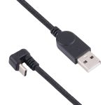 U-förmiger USB-C / Typ-C-Stecker an USB-Nylon-Flecht-Ladungsdatenkabel – Bild 3