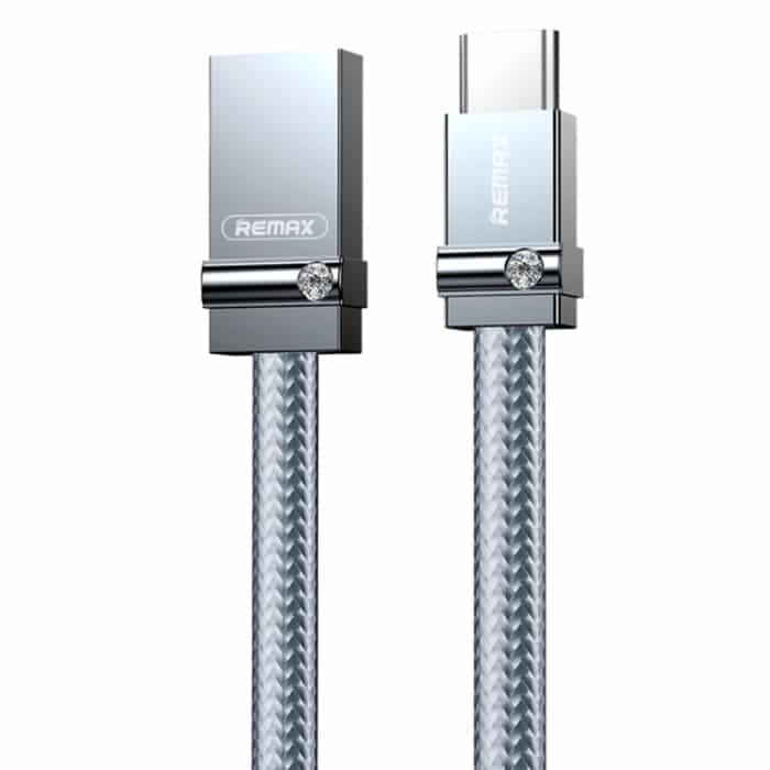 REMAX RC-091a 2,4 A USB auf USB-C/Typ-C Golden Diamond Datensynchronisierungs-Ladekabel, Kabellänge: 1 m – Bild 1