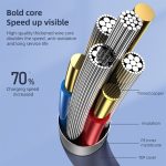 REMAX RC-068a 5A Typ-C / USB-C hochelastisches TPE-Schnellladedatenkabel, Länge: 1 m – Bild 6