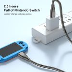 ADC-009 USB-zu-USB-C/Typ-C-Zinklegierungsschlauch-Schnelllade-Datenkabel, Kabellänge: 1 m – Bild 4